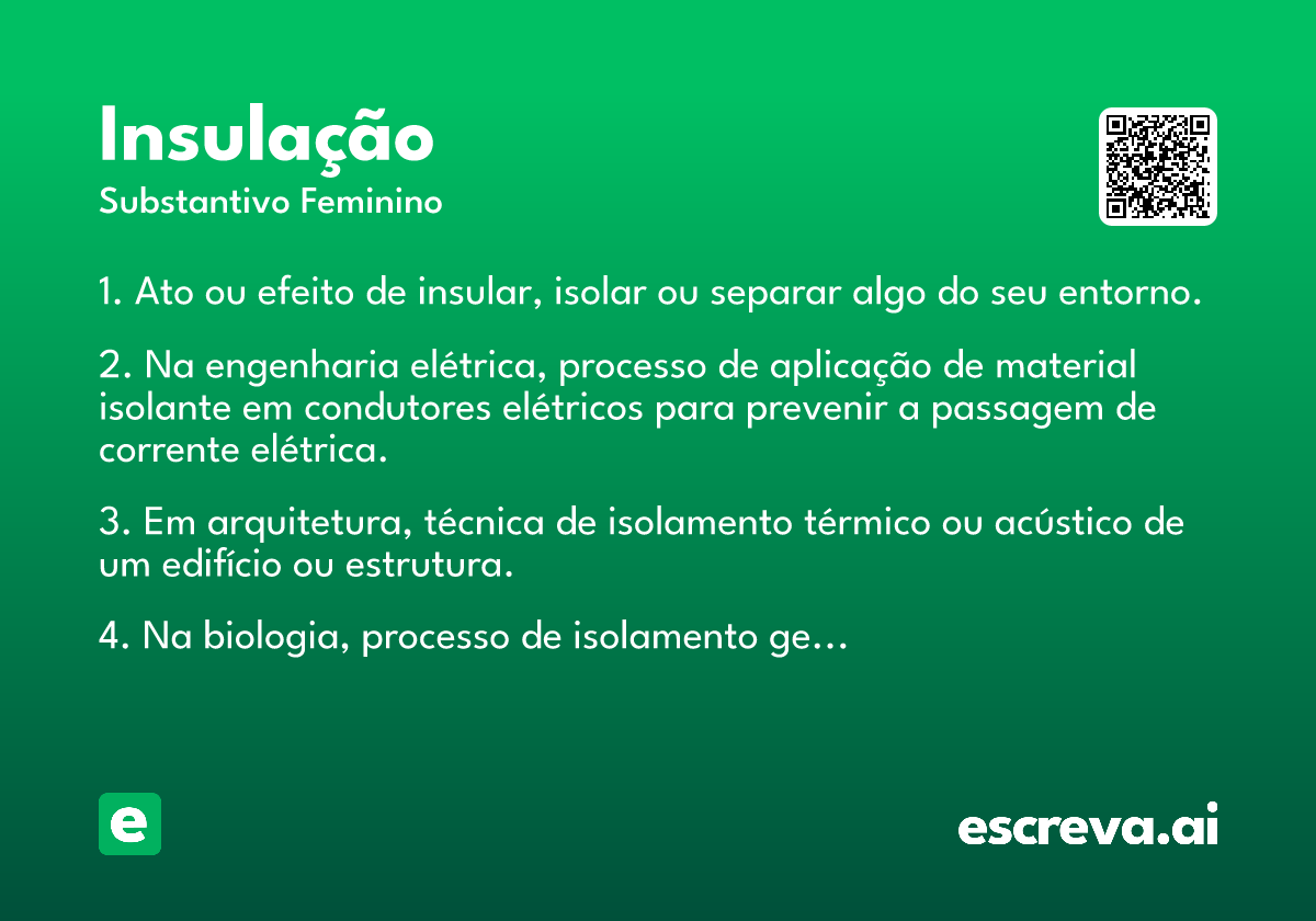 insulação