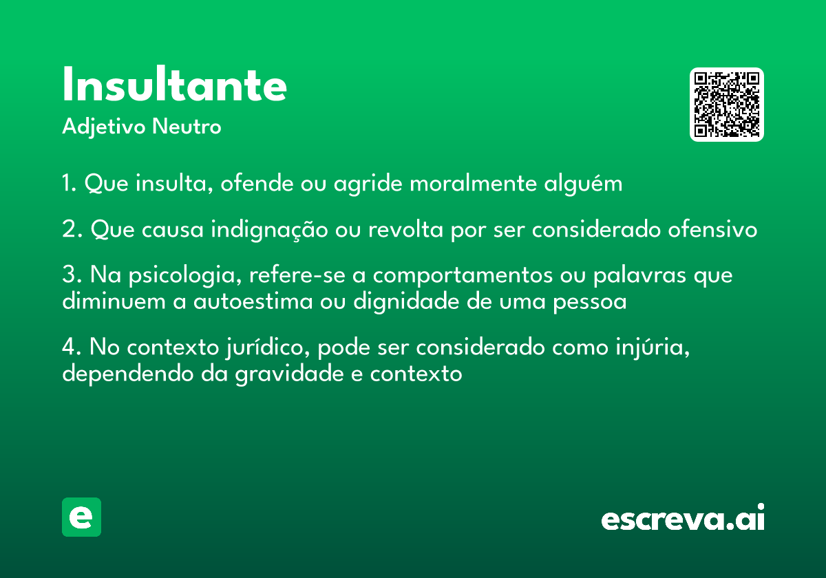 insultante