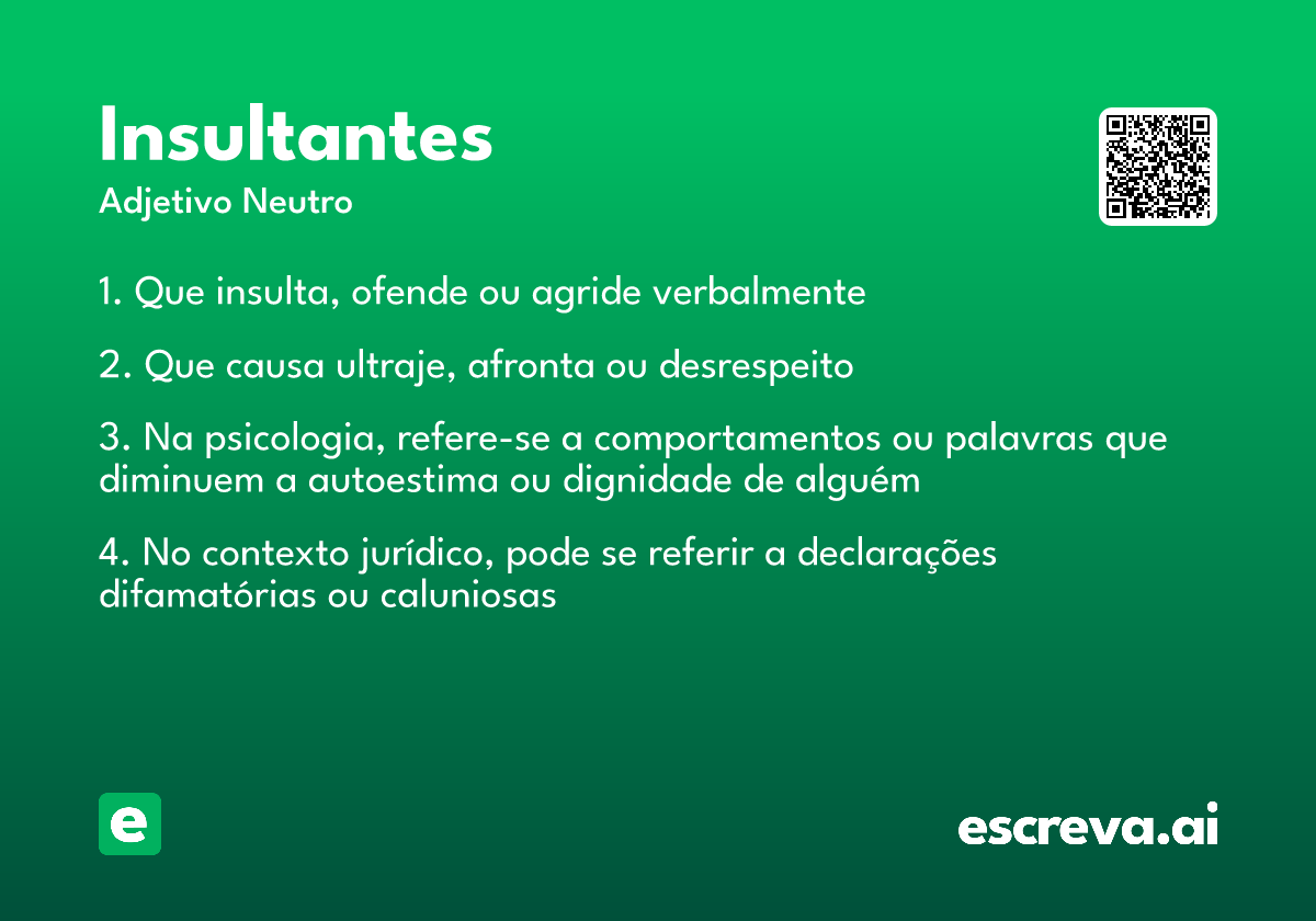 insultantes