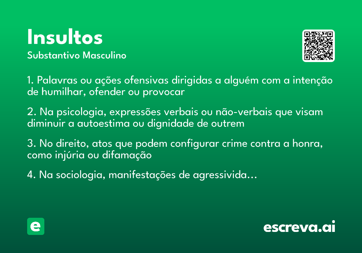 insultos