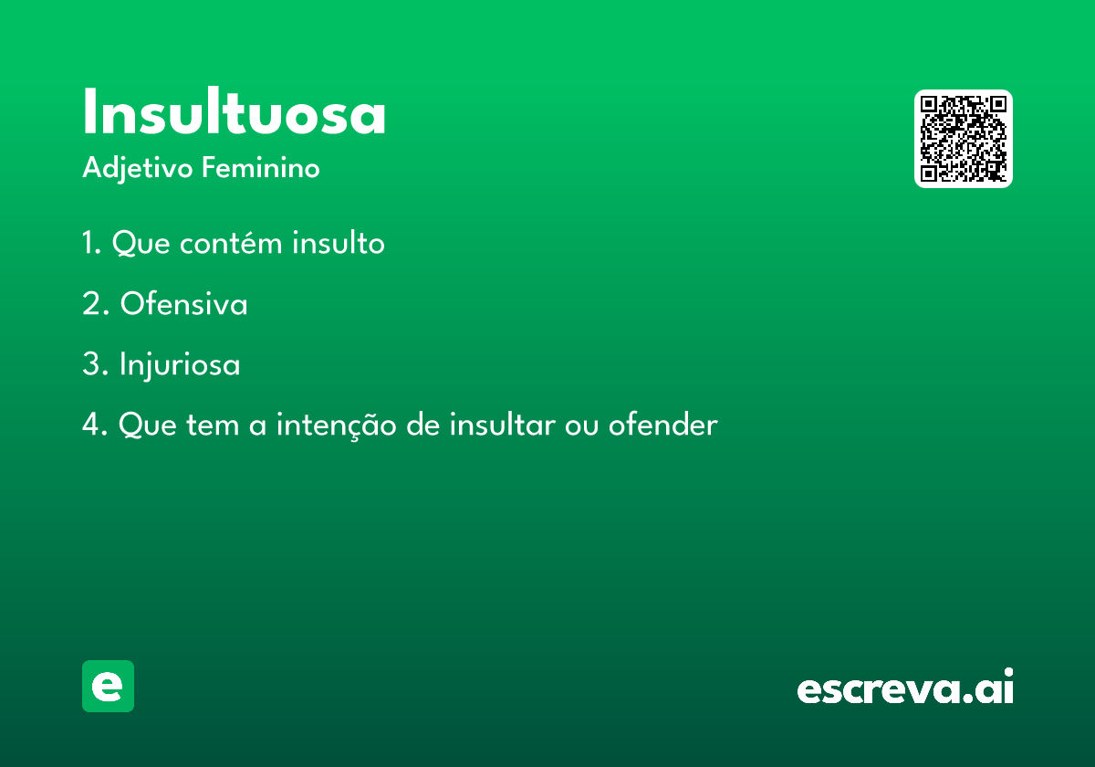 insultuosa