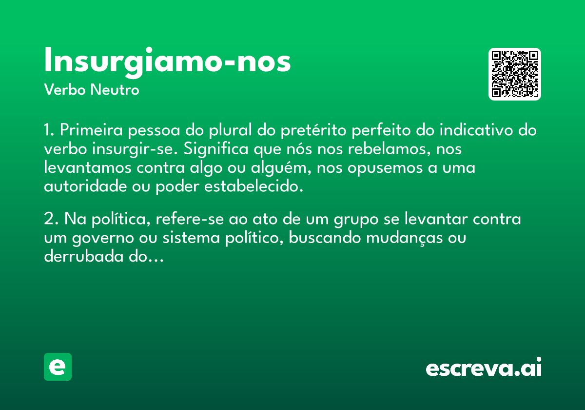 insurgiamo-nos