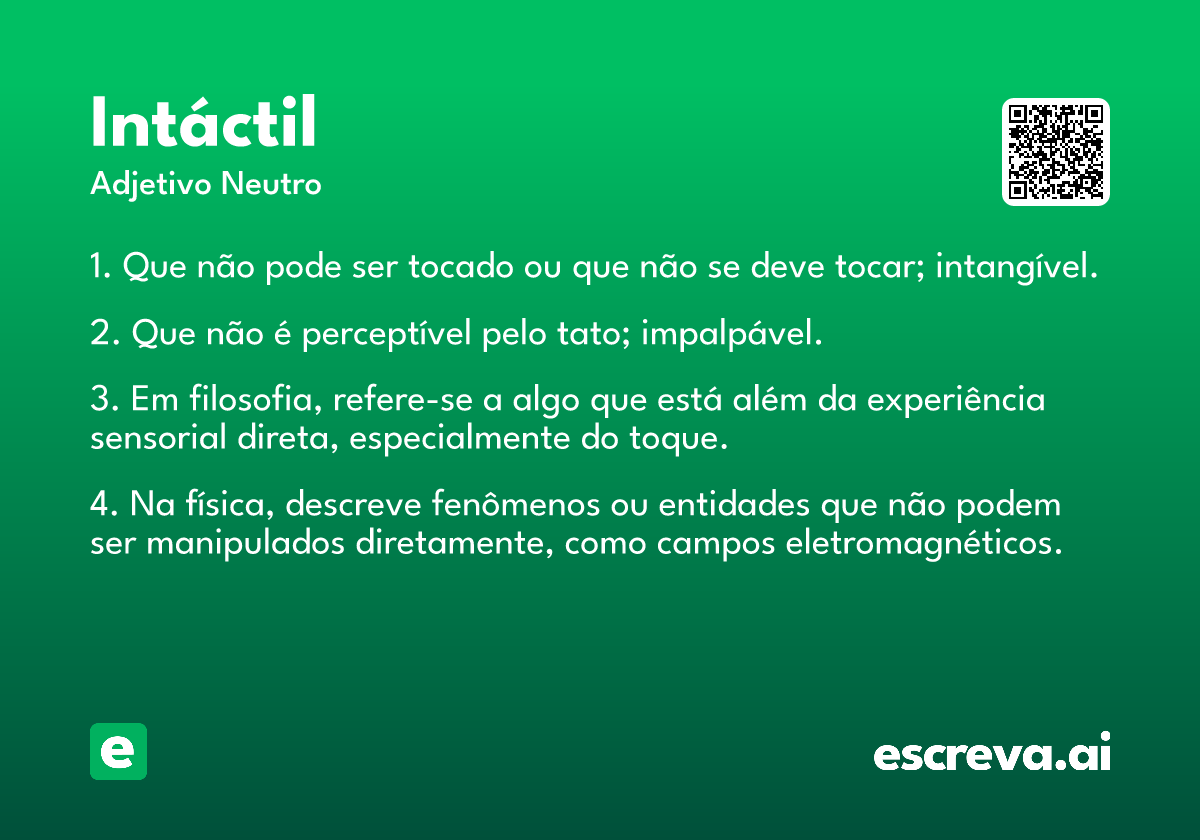 intáctil