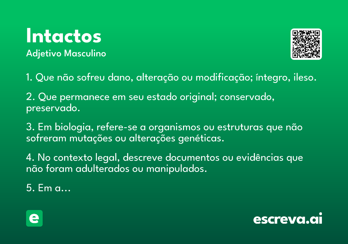intactos