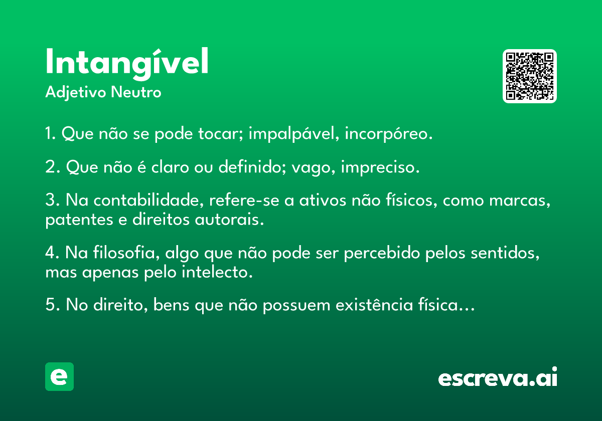 intangível