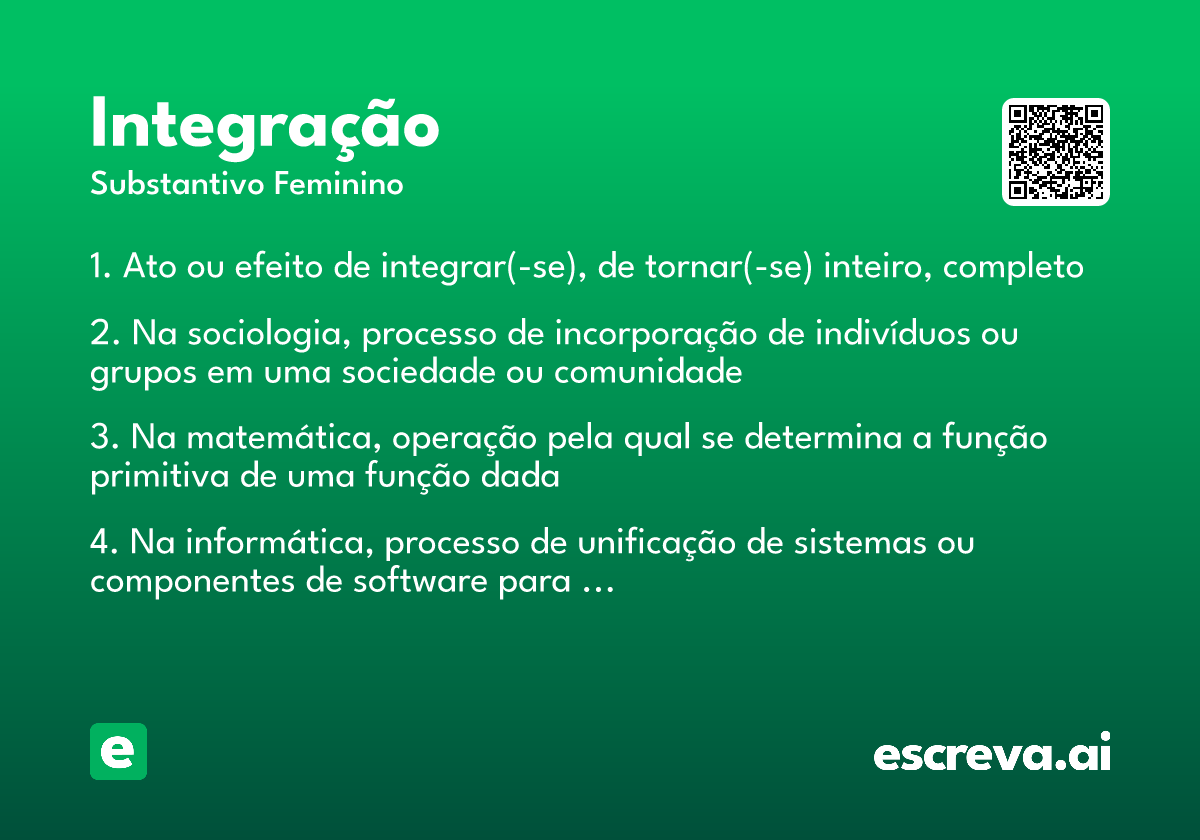 integração