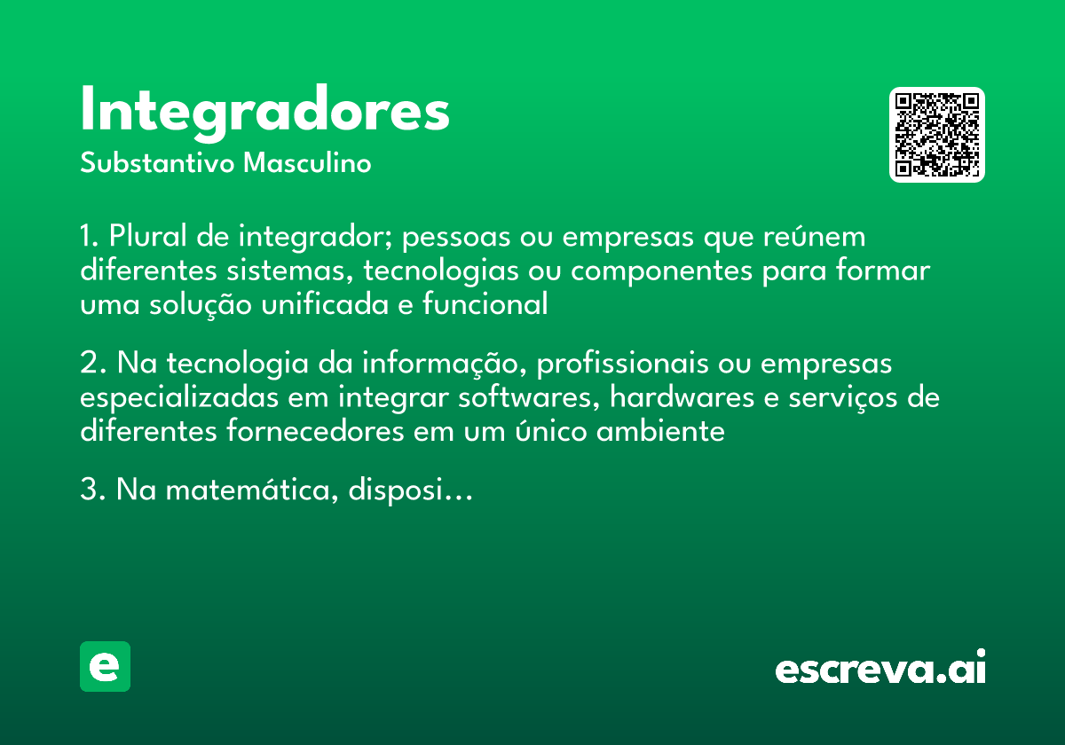 integradores