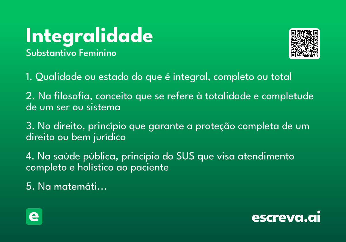 integralidade