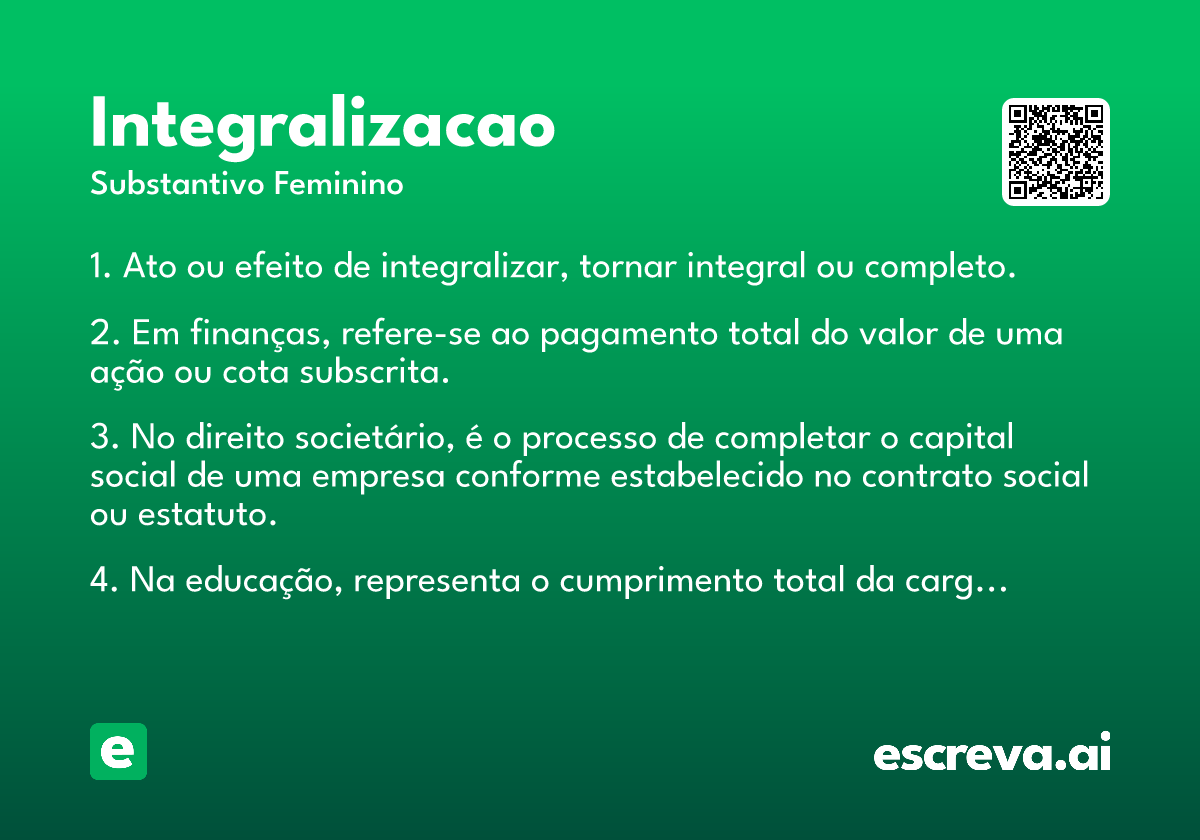 integralizacao