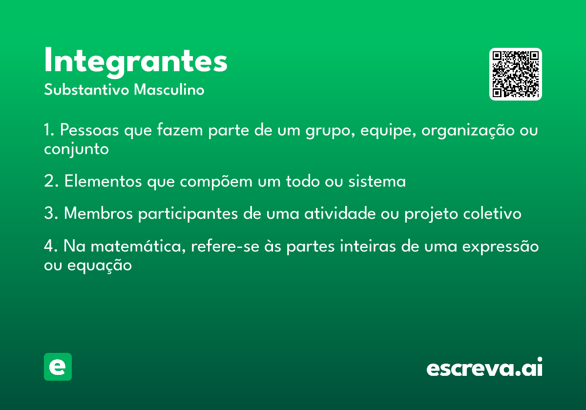 integrantes