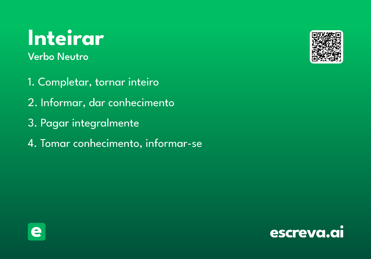 inteirar