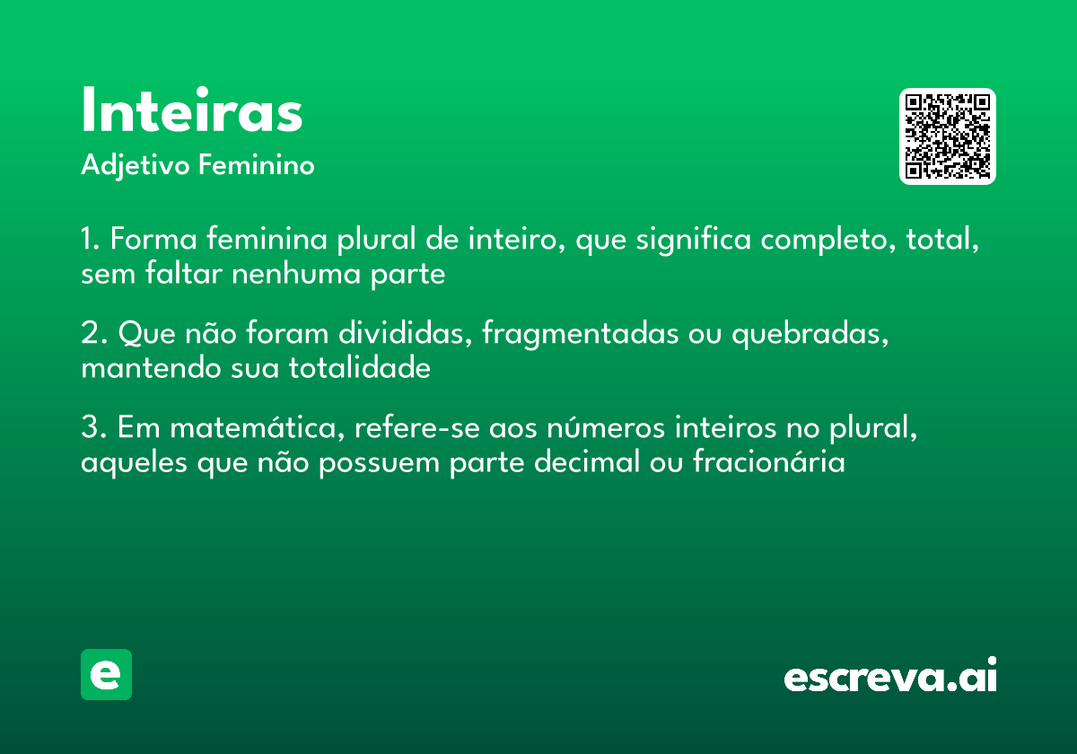 inteiras