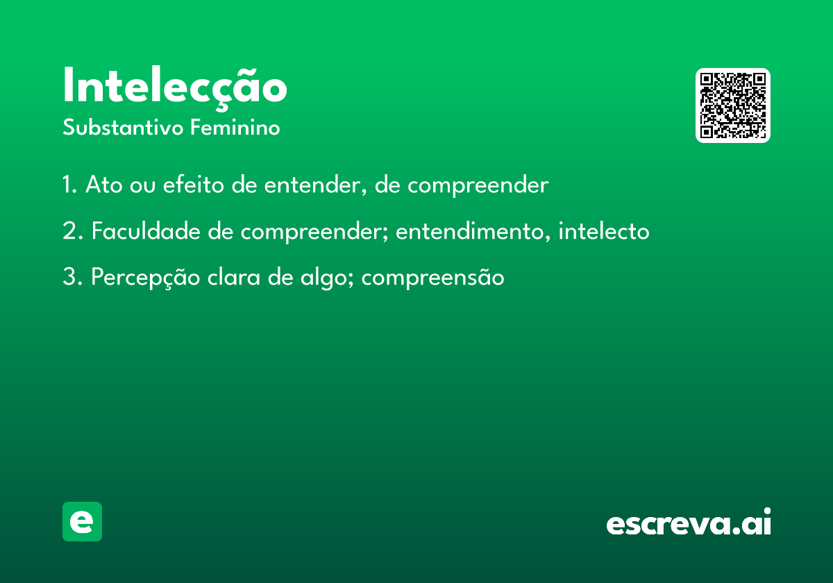 intelecção