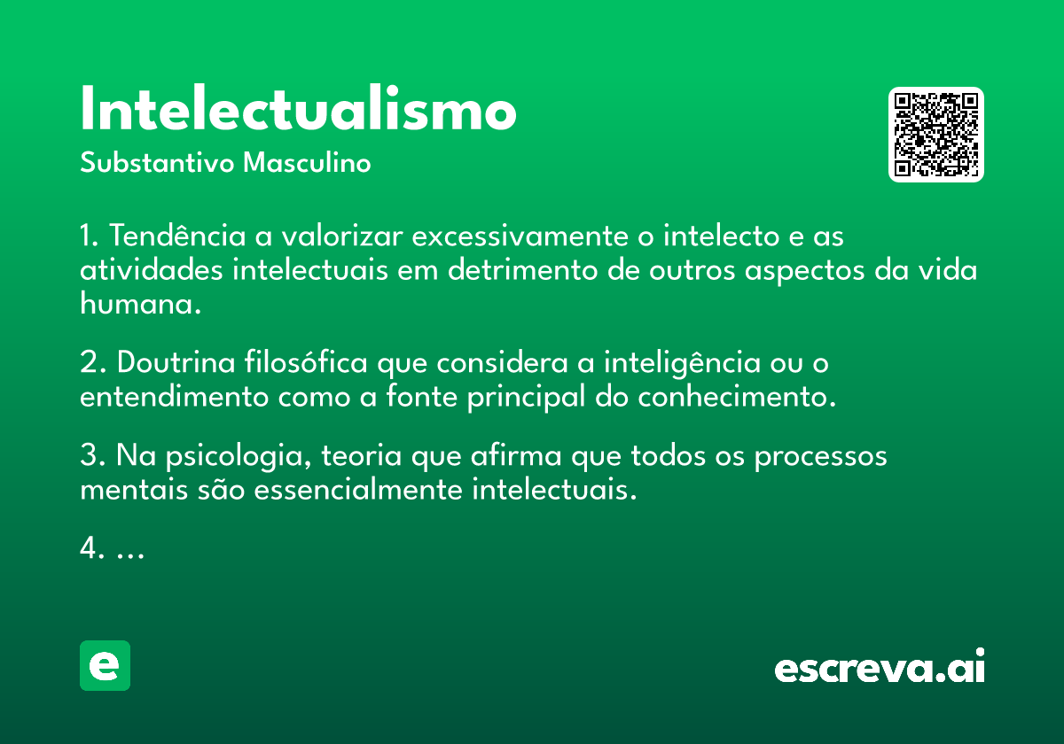 intelectualismo