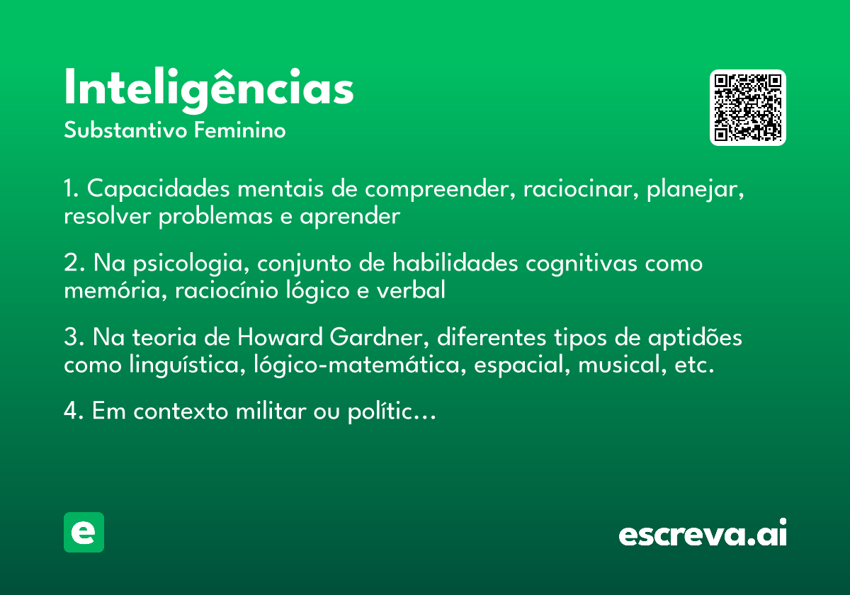 inteligências