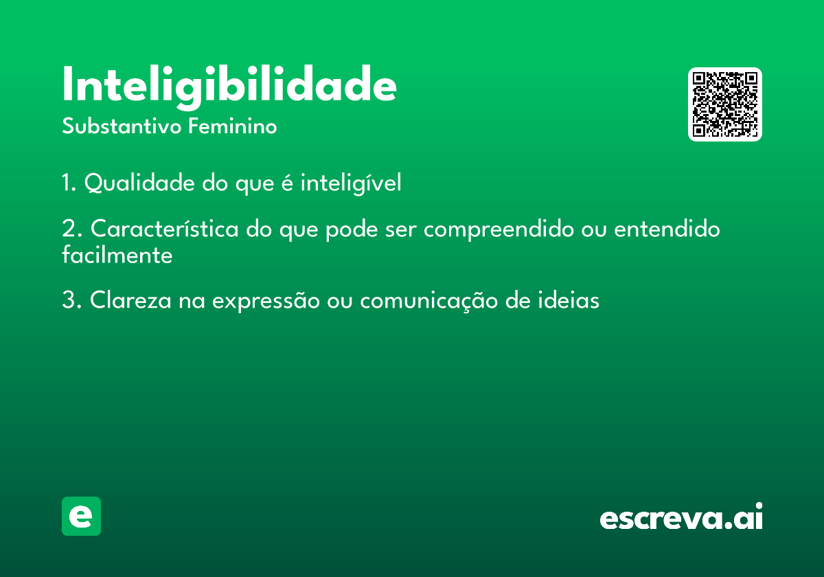 inteligibilidade