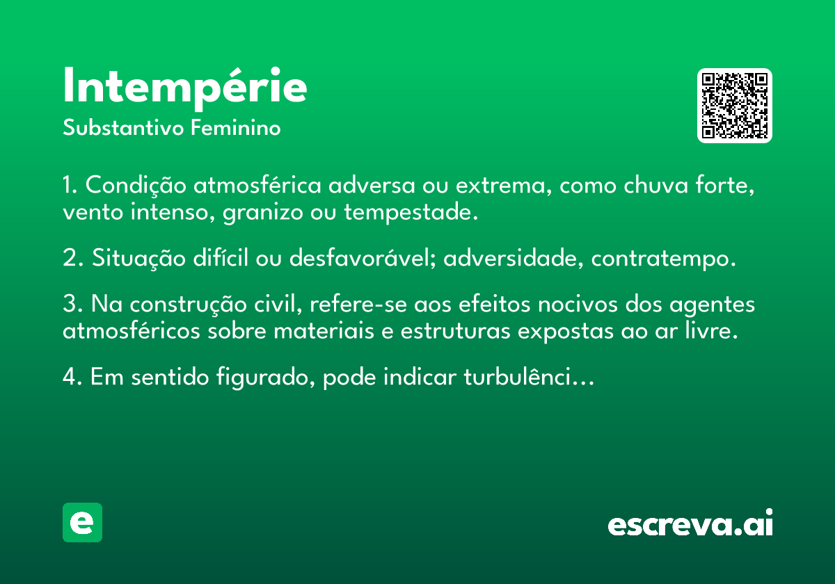 intempérie
