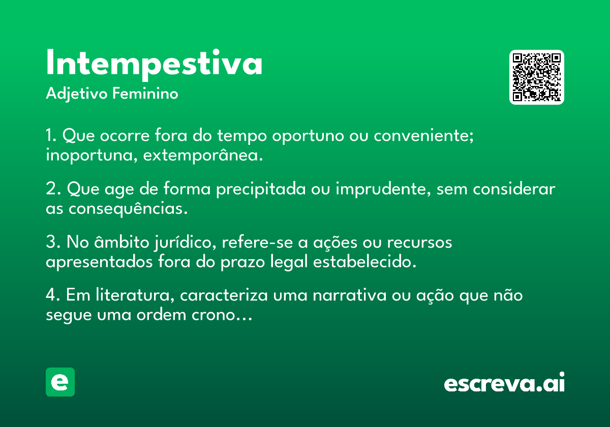 intempestiva