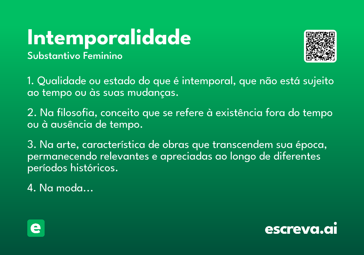 intemporalidade