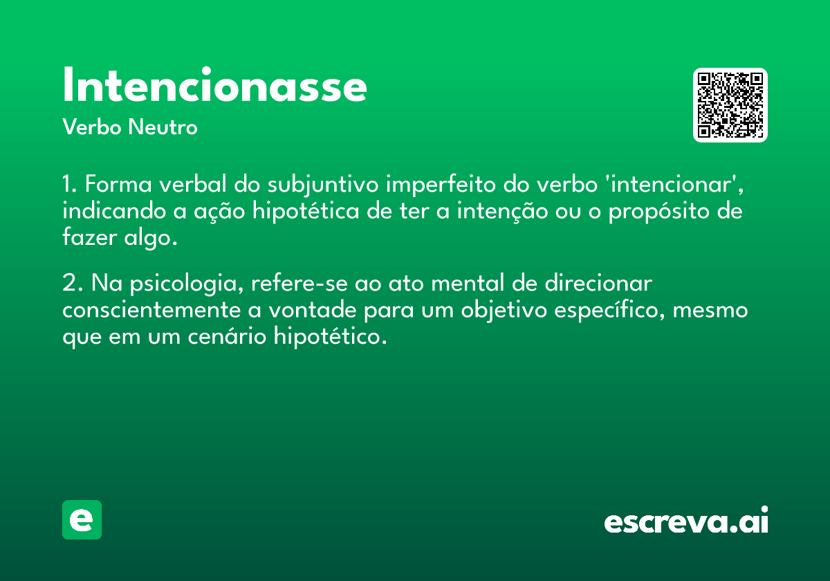 intencionasse