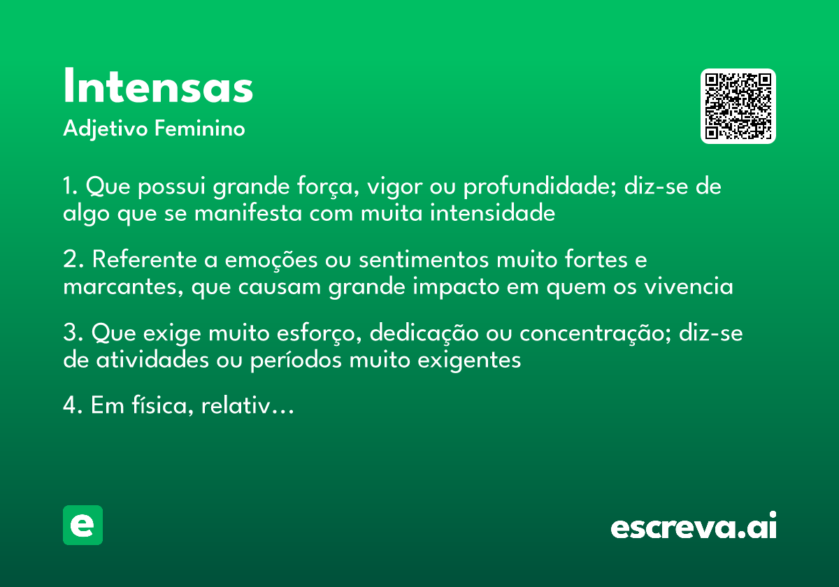 intensas