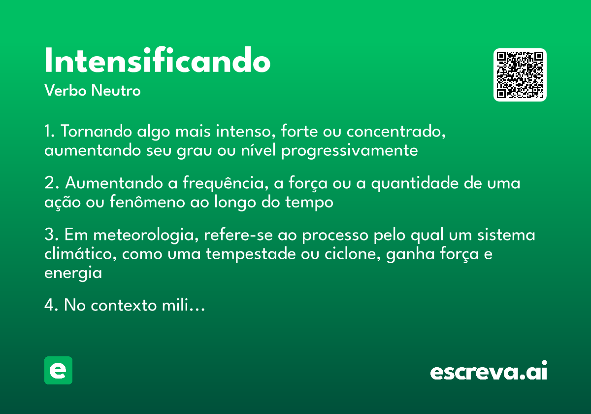 intensificando