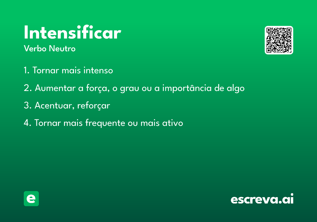 intensificar