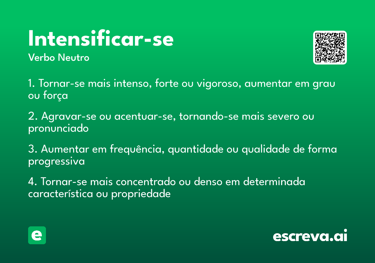 intensificar-se