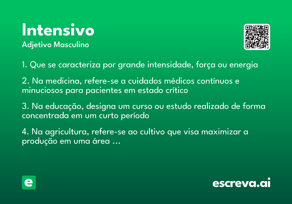 intensivo