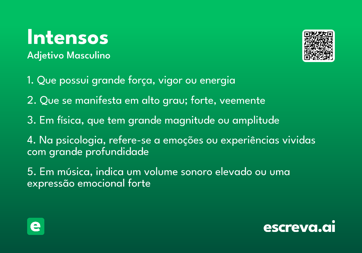intensos