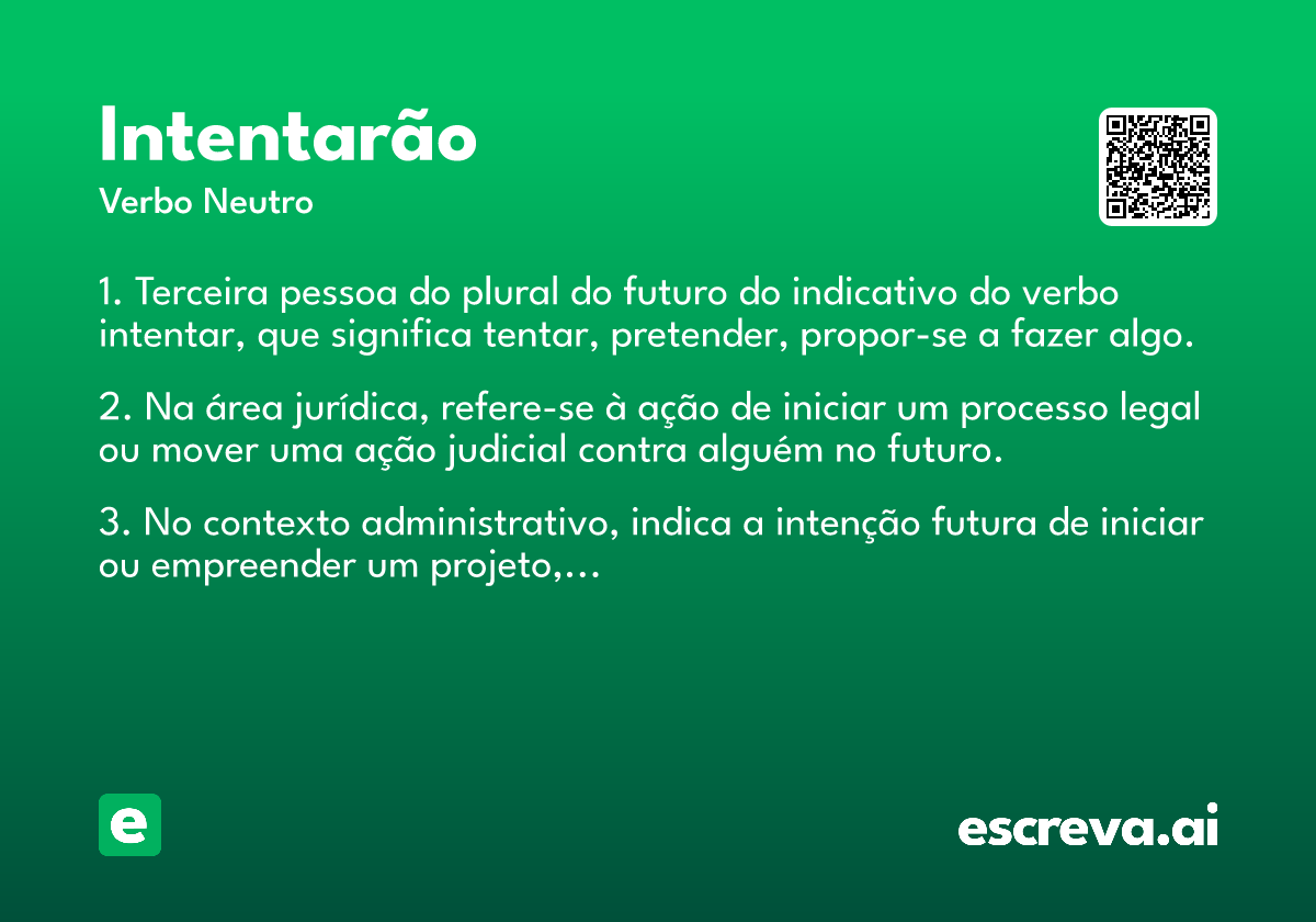 intentarão