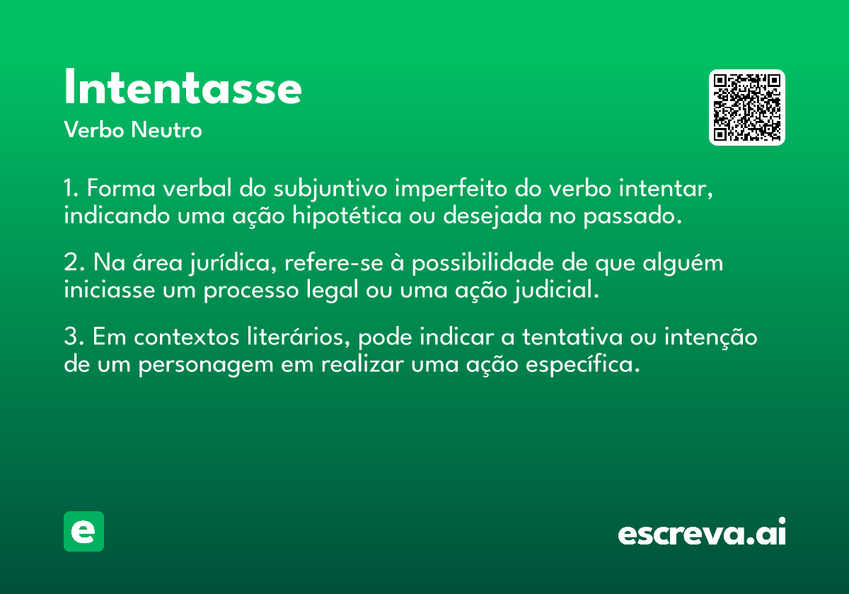 intentasse