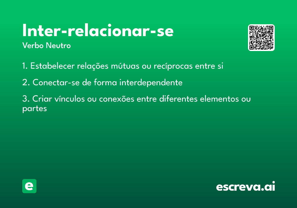 inter-relacionar-se