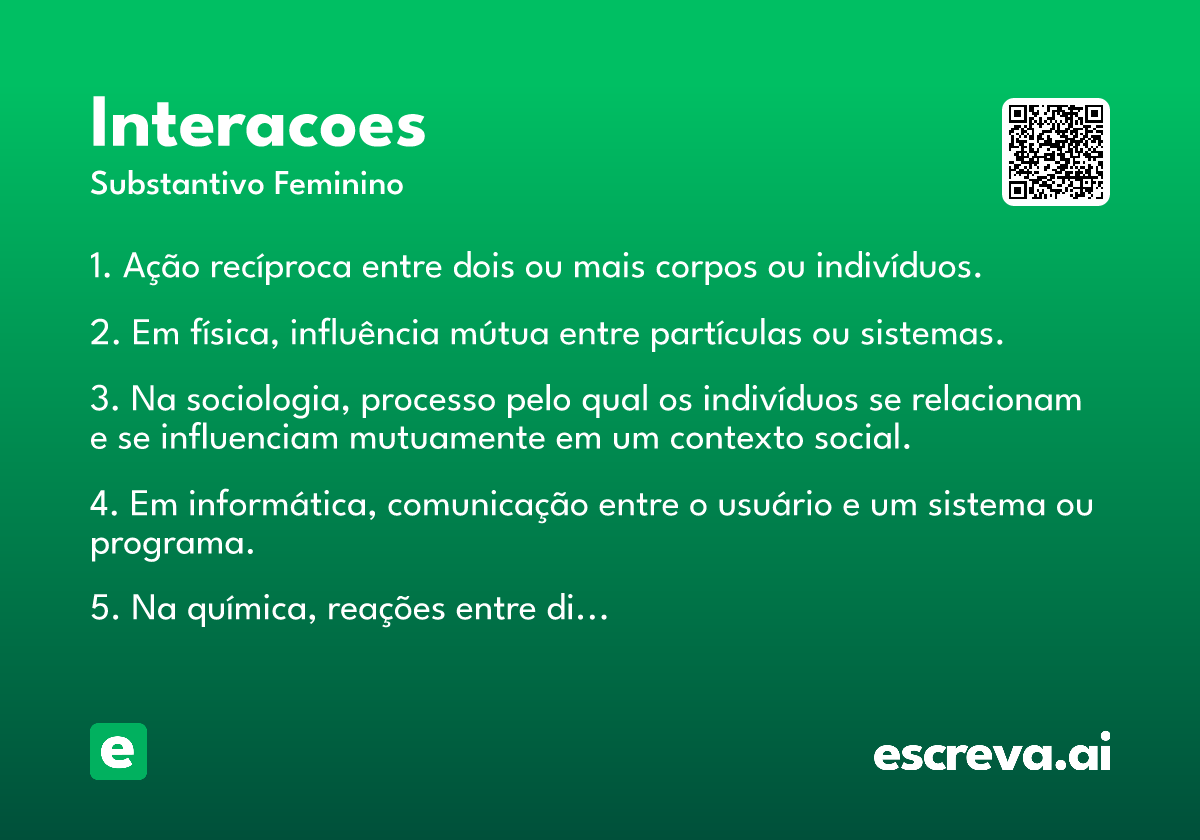 interacoes
