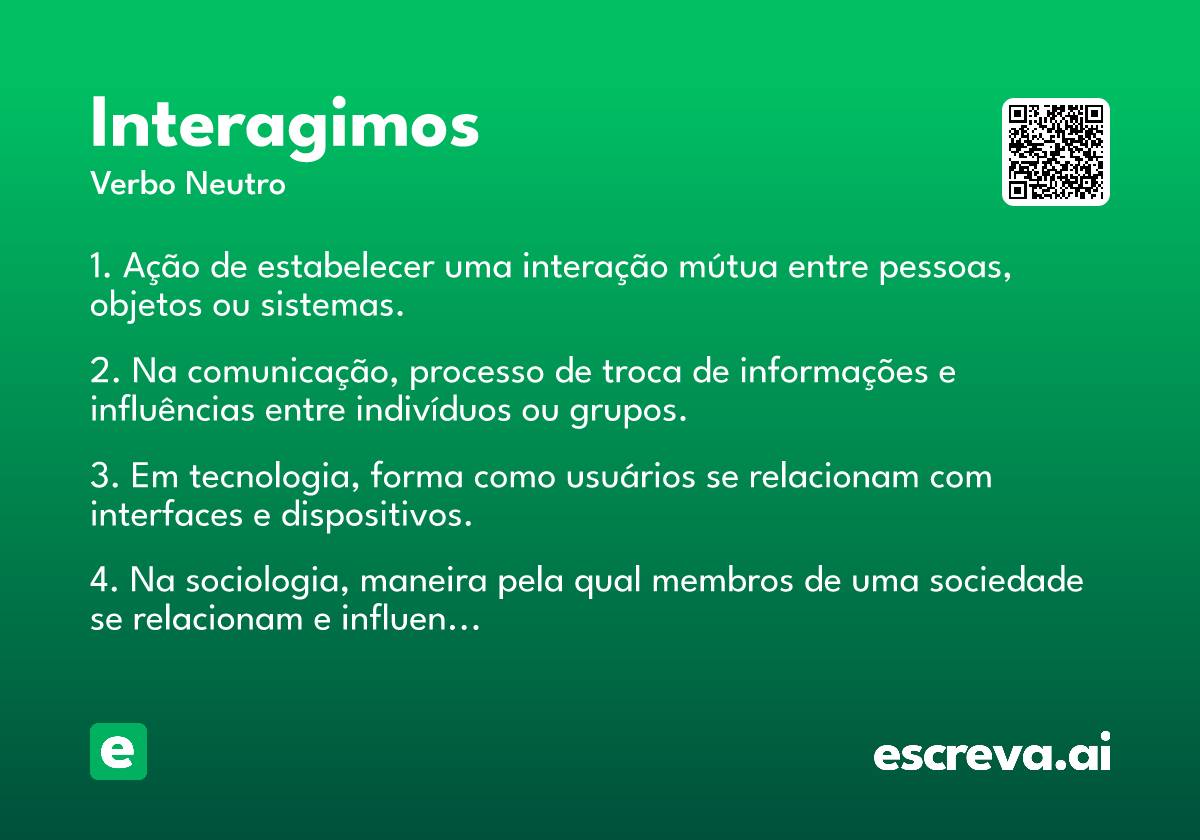 interagimos