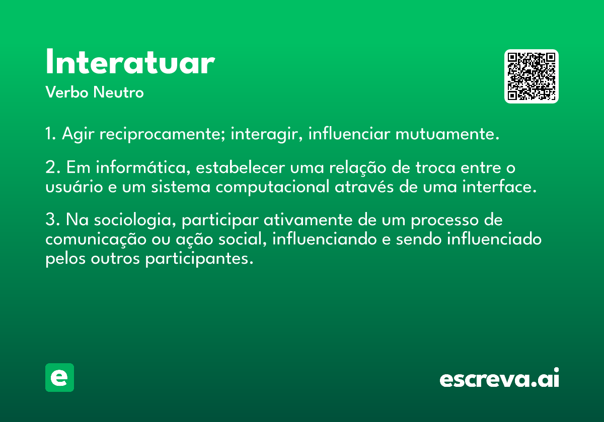 interatuar