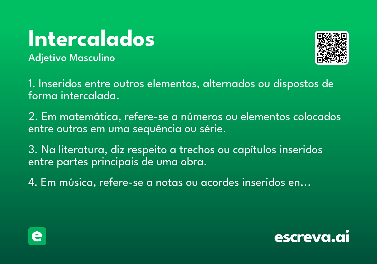 intercalados