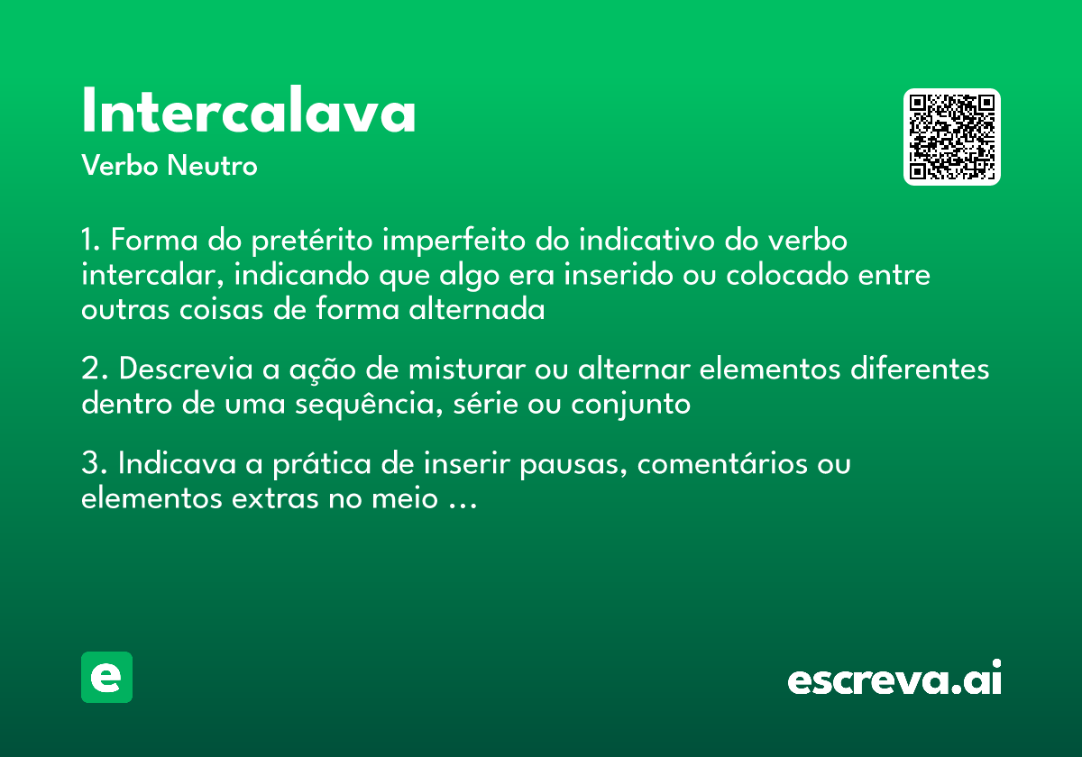 intercalava