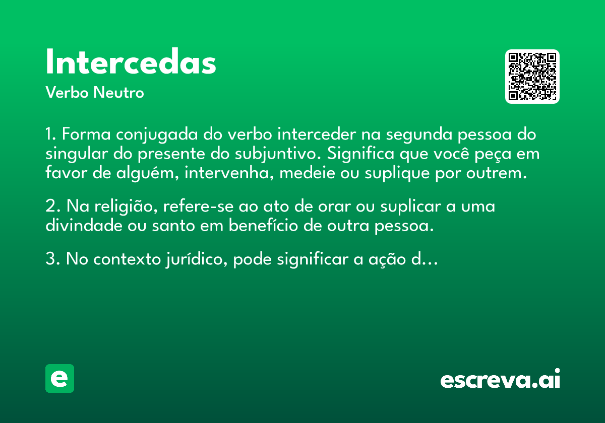 intercedas