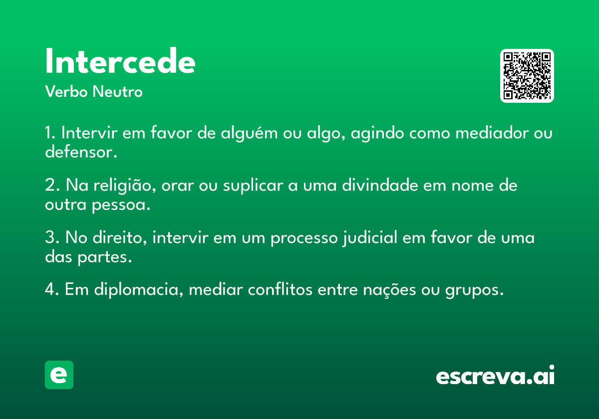 intercede