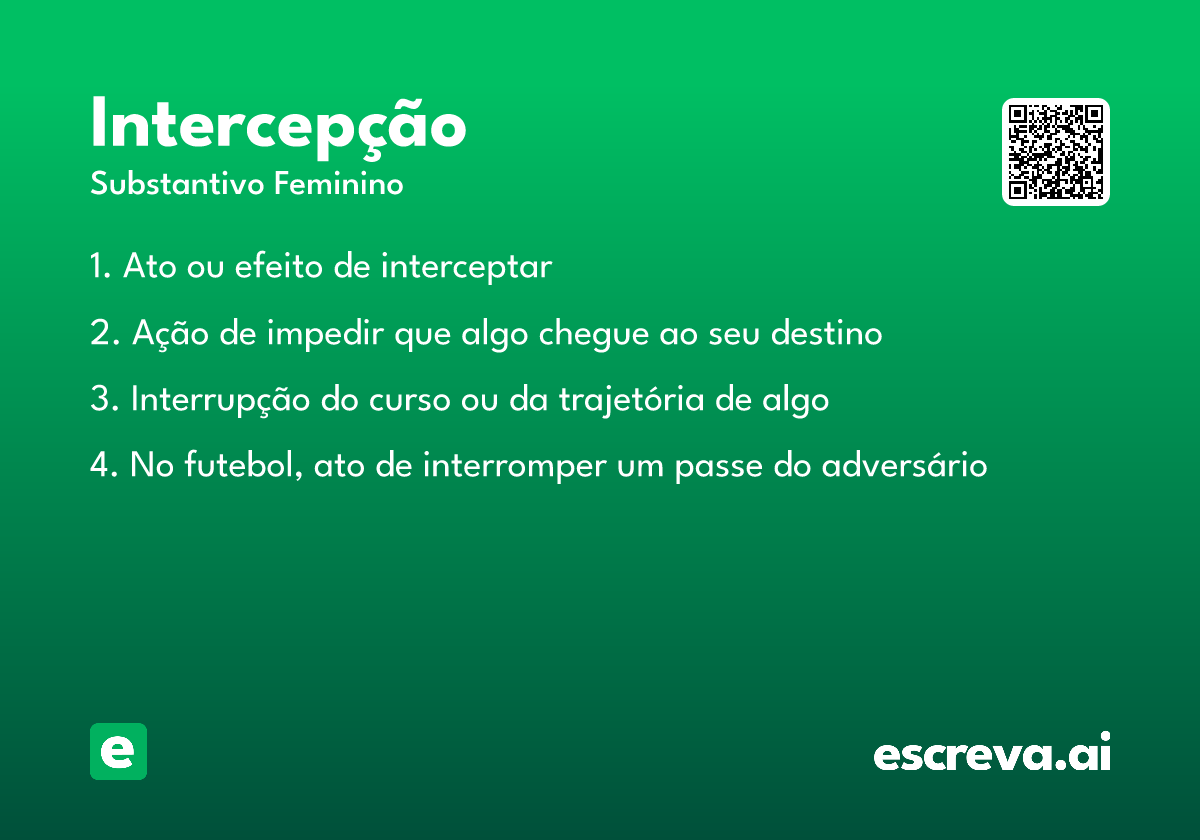 intercepção