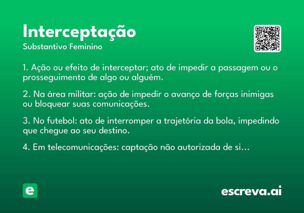 interceptação
