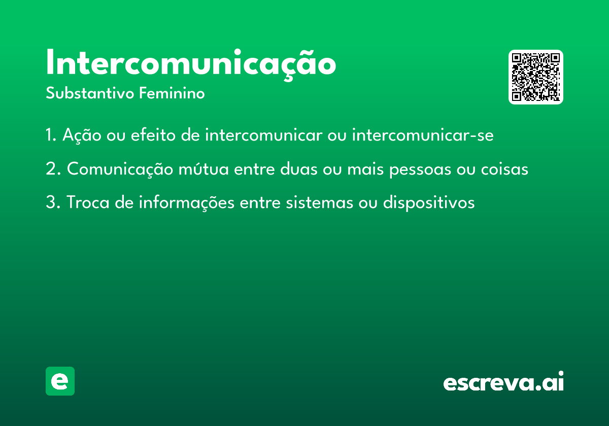 intercomunicação