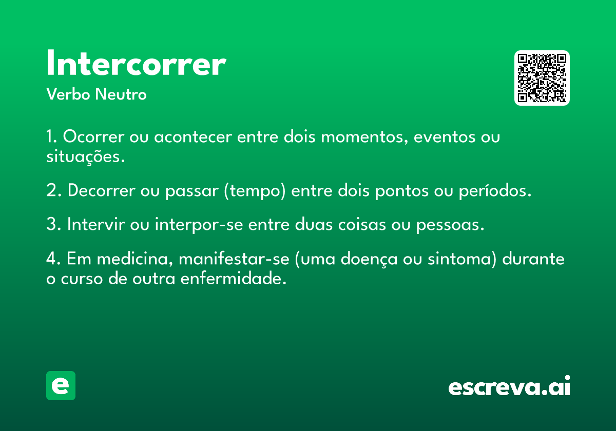 intercorrer