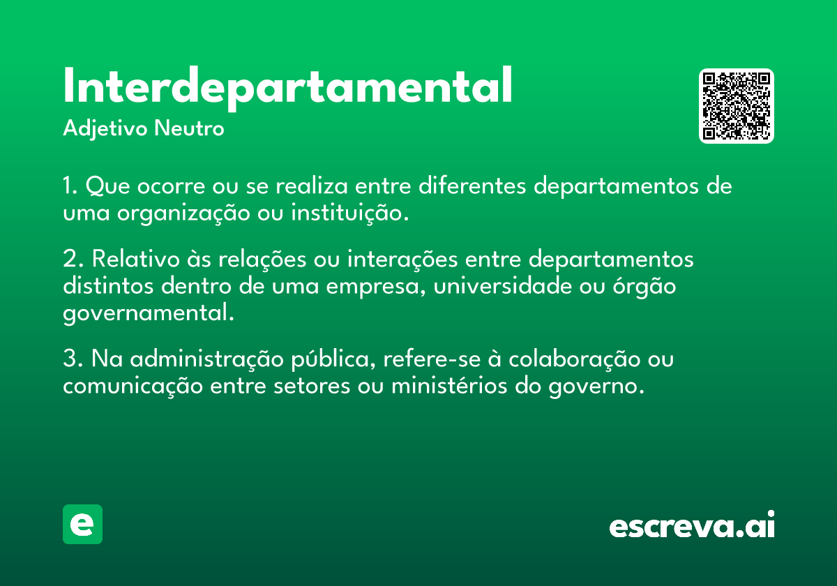 interdepartamental
