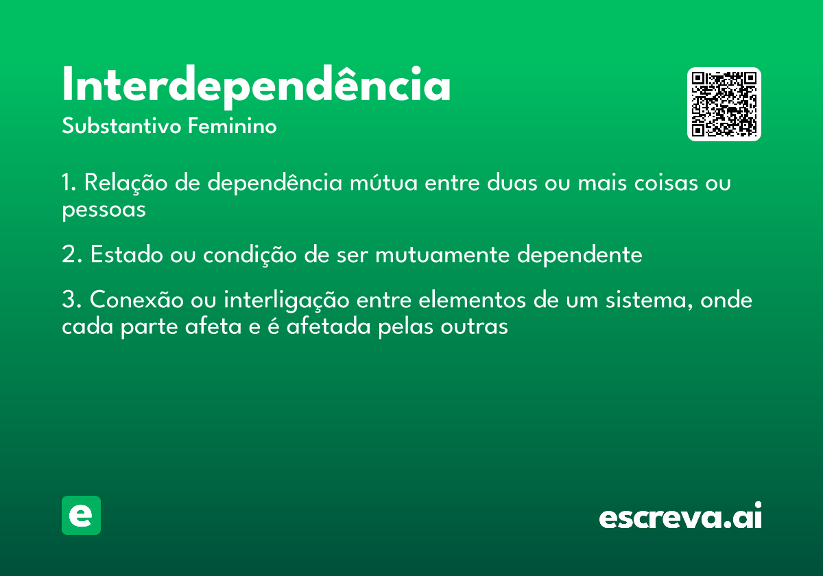 interdependência