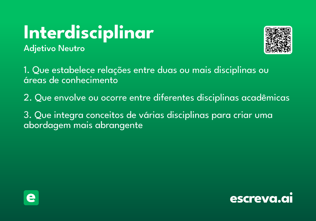 interdisciplinar