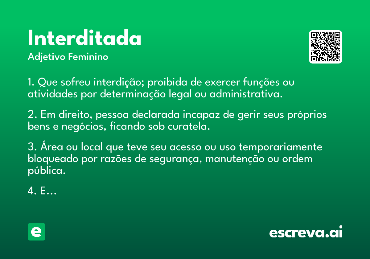 interditada
