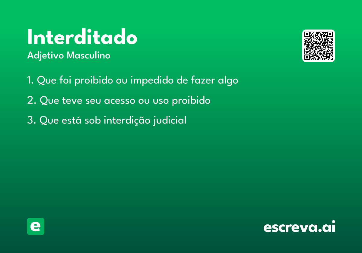 interditado