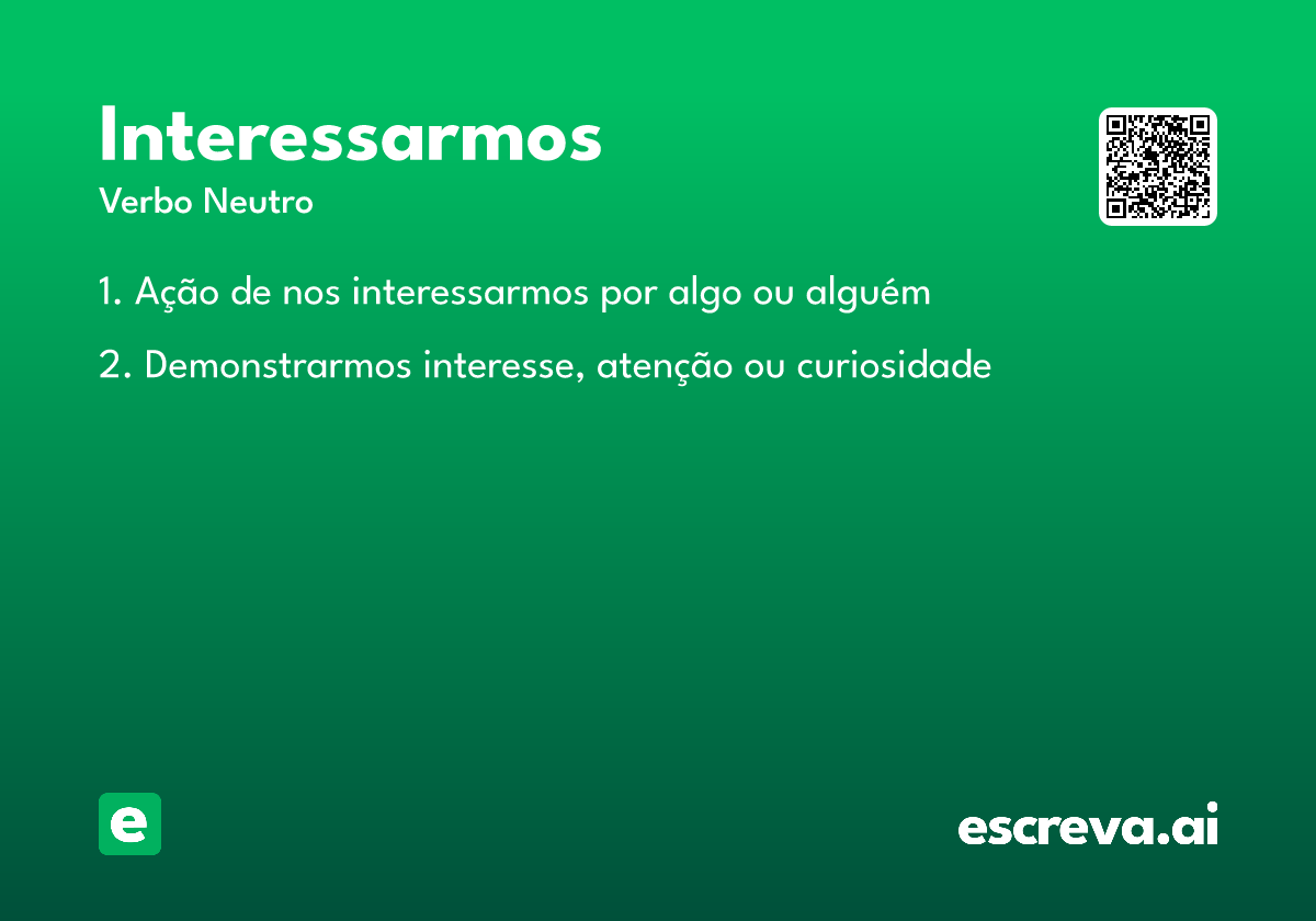 interessarmos